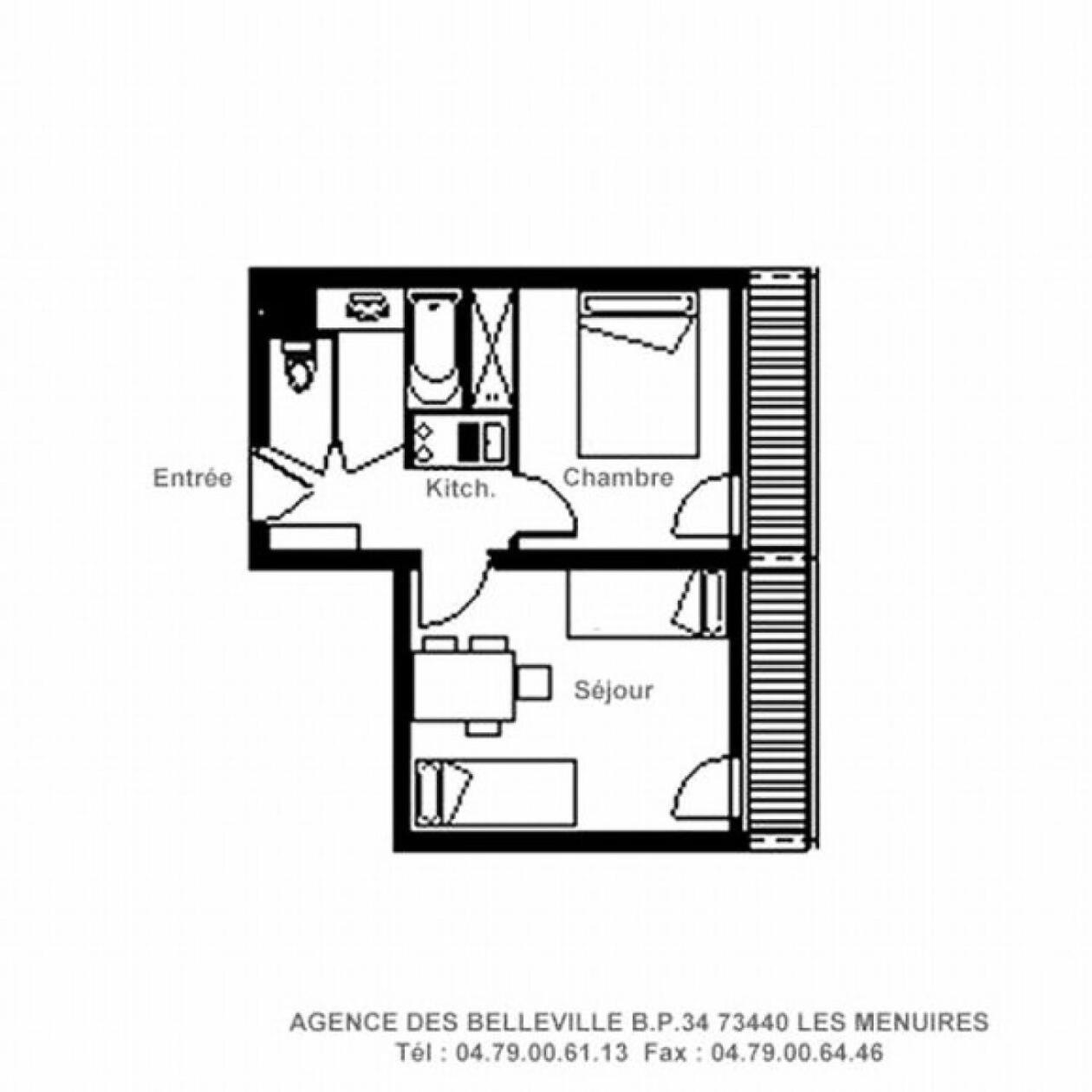 Residence Chaviere - Appartement Agreable - Au Pieds Des Pistes - Balcon Mae-2384 Saint-Martin-de-Belleville Exterior foto